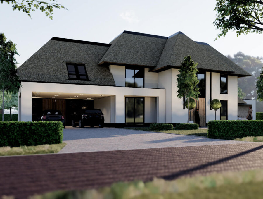 Moderne villa met karakter