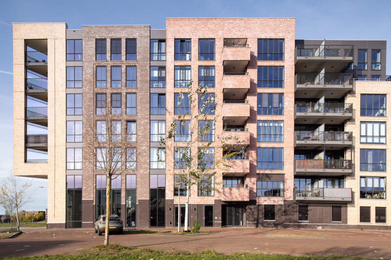 Aanzicht appartementencomplex Schuytgraaf, Graaf van Schuyt in Arnhem