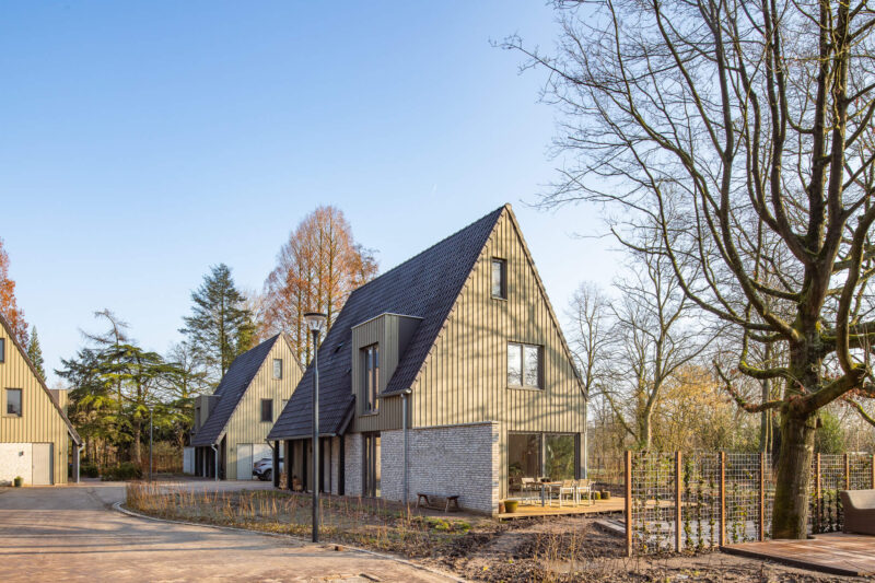 Zijaanzicht woning binnen De Boskamer in Nieuwegein