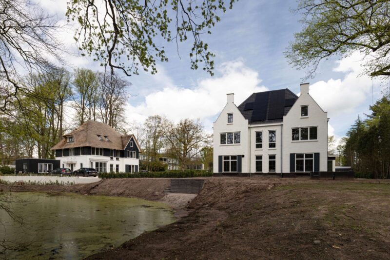 Aanzicht villa's landgoed Soestdijkerstraatweg