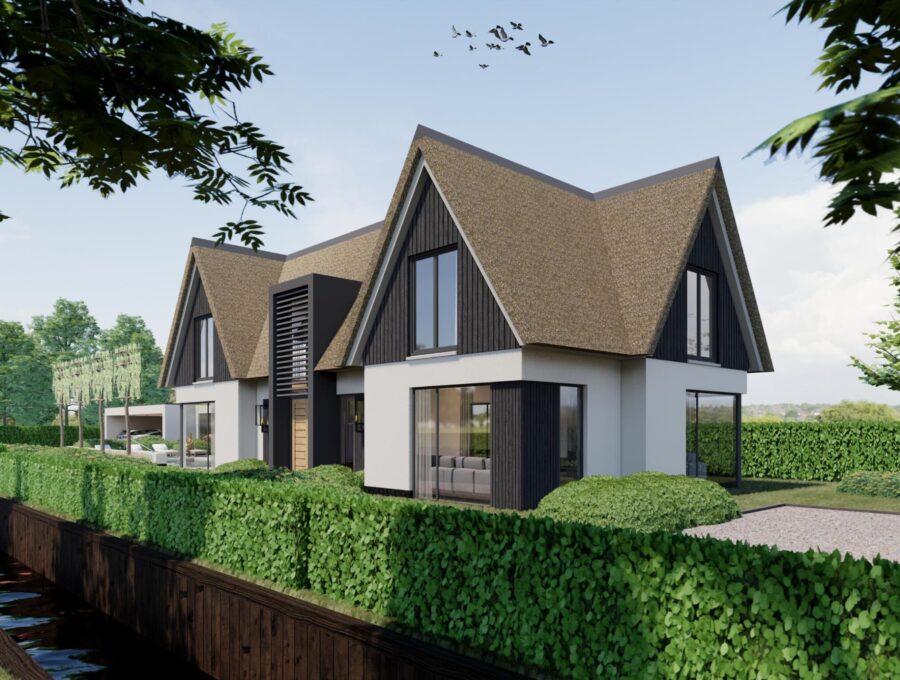 Landelijke villa met moderne eigenschappen