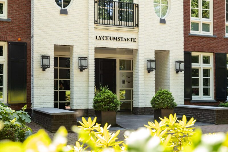 Lyceumstaete ontworpen door EVE Architecten