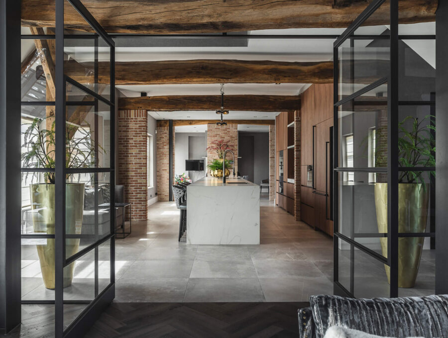 Interieur van onze tekentafel