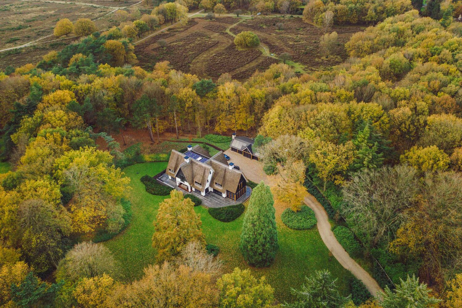 Rietgedekte-villa-in-het-bos-overzicht-drone