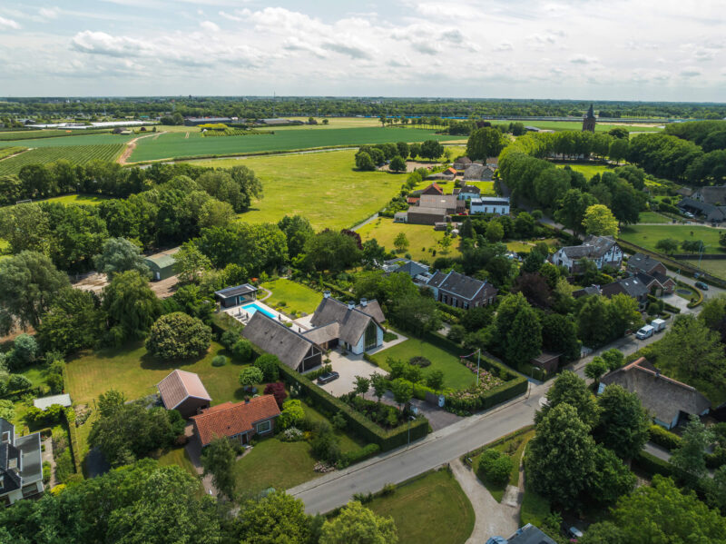 Levensloopbestendige woning ontworpen door EVE Architecten - Overzicht vanuit lucht