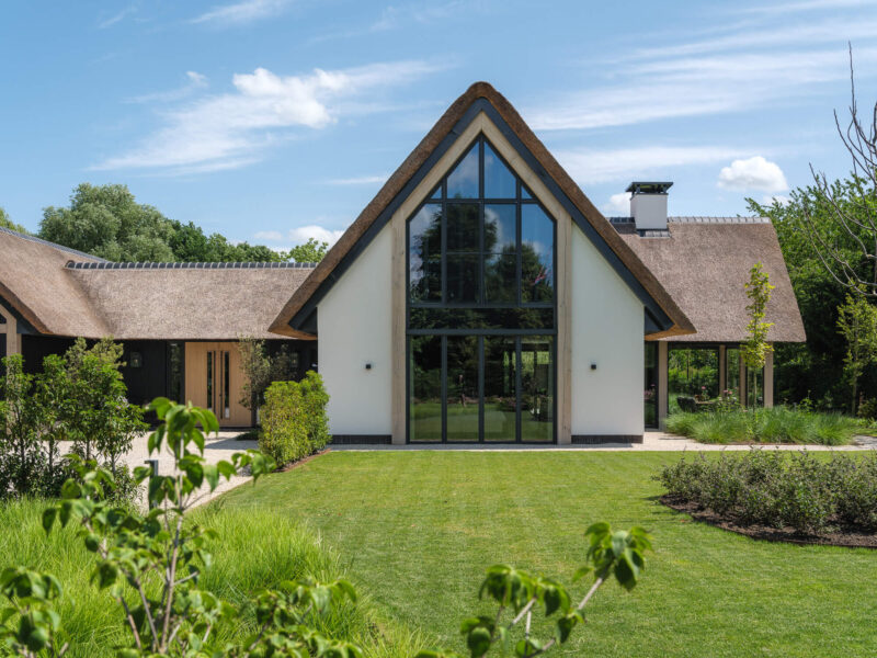 Levensloopbestendige woning ontworpen door EVE Architecten - Achterkant raampartijen