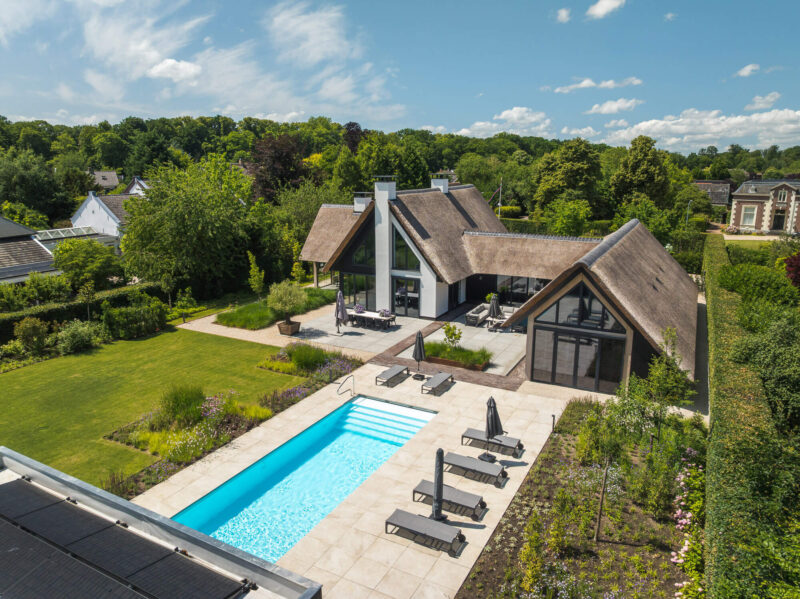 Levensloopbestendige woning ontworpen door EVE Architecten - Overzicht tuin
