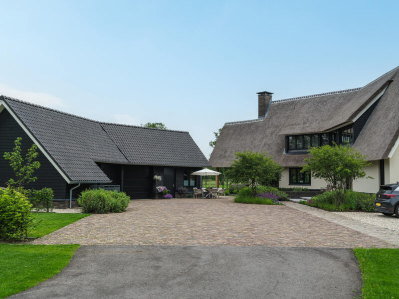 Modern landhuis ontworpen door EVE Architecten - voorzijde