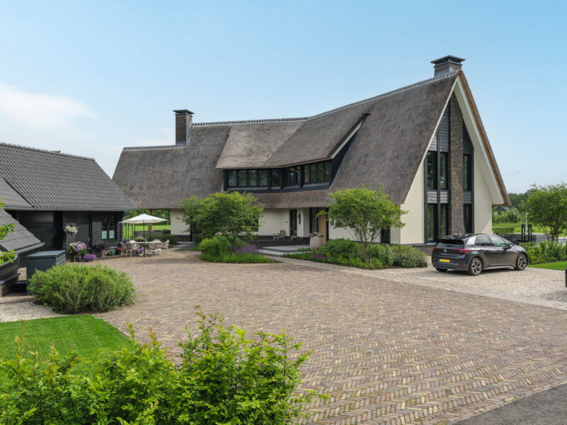 Modern landhuis ontworpen door EVE Architecten - voorzijde