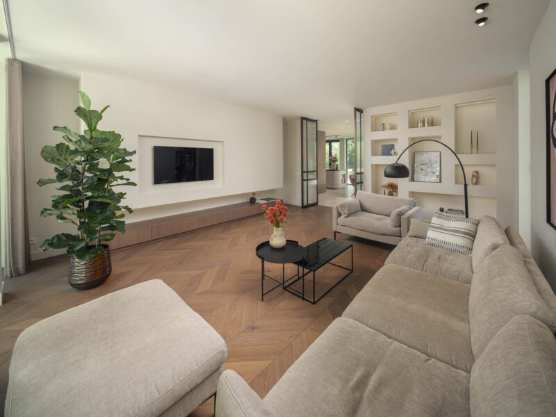 Luxe interieur ontworpen door EVE Architecten - Woonkamer
