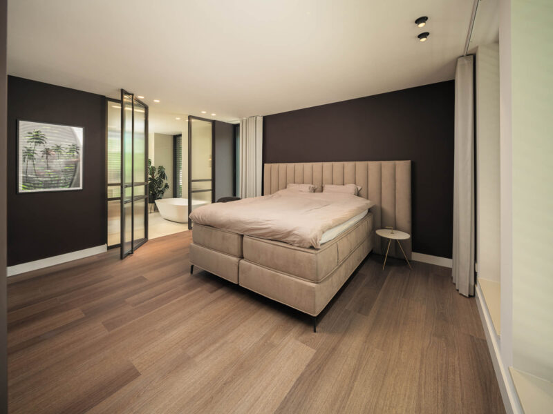 Luxe interieur ontworpen door EVE Architecten - Slaapkamer