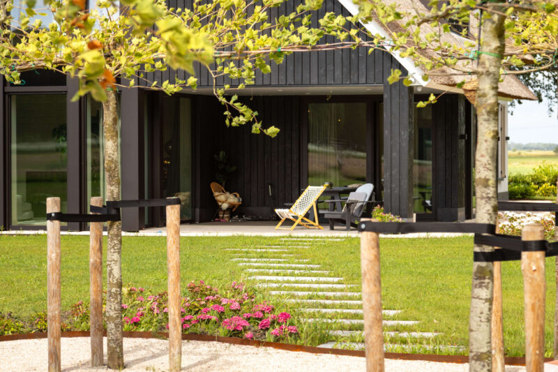 Woonboerderij ontworpen door EVE Architecten - detail buitenplaats