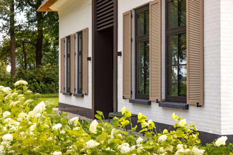 Woonboerderij ontworpen door EVE Architecten - detail voorzijde